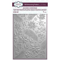 Creative Expressions - 3D Embossing Folder - Nature's Christmas