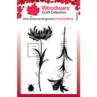 Woodware - Clear Photopolymer Stamps - Mini Flower Silhouettes