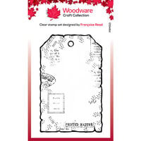 Woodware - Clear Photopolymer Stamps - Small Paper Tag