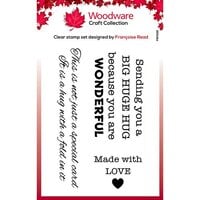 Woodware - Clear Photopolymer Stamps - Big Hugs