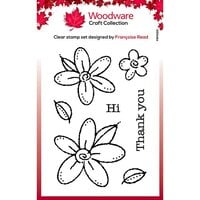 Woodware - Clear Photopolymer Stamps - Daisies