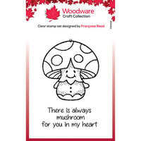 Woodware - Clear Photopolymer Stamps - Mushroom