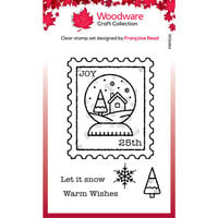 Woodware - Christmas - Clear Photopolymer Stamps - Snow Globe