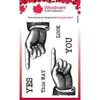 Woodware - Clear Photopolymer Stamps - This Way