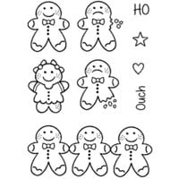 Woodware - Christmas - Clear Photopolymer Stamps - Tiny Gingerbread Man