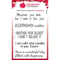 Woodware - Clear Photopolymer Stamps - More Wishes