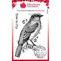 Woodware - Clear Photopolymer Stamps - Bluebird