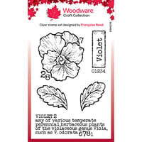 Woodware - Clear Photopolymer Stamps - Mini Violet