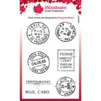 Woodware - Clear Photopolymer Stamps - Extra Postmarks