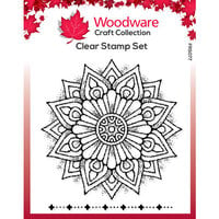 Woodware - Clear Photopolymer Stamps - Mandala One