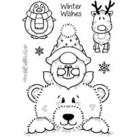 Woodware - Christmas - Clear Photopolymer Stamps - Norman & Friends