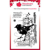 Woodware - Clear Photopolymer Stamps - Christmas Robin