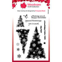 Woodware - Christmas - Clear Photopolymer Stamps - Snowflake Tree