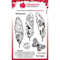 Woodware - Clear Photopolymer Stamps - Paper Feathers