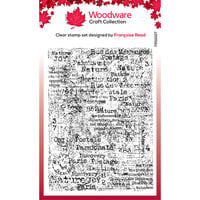 Woodware - Clear Photopolymer Stamps - Worn Notebook Page