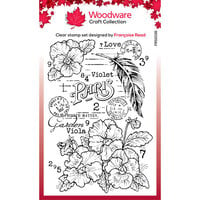 Woodware - Clear Photopolymer Stamps - Viola