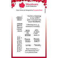 Woodware - Clear Photopolymer Stamps - Postage Stamp Greetings