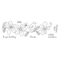 Woodware - Clear Photopolymer Stamps - Little Bird