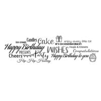 Woodware - Clear Photopolymer Stamps - All About Birthdays