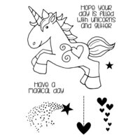 Woodware - Clear Photopolymer Stamps - Unicorn