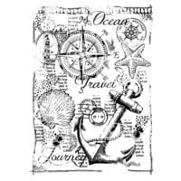 Woodware - Clear Photopolymer Stamps - Nautical Collage