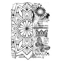 Woodware - Clear Photopolymer Stamps - Broken Tile