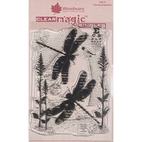 Woodware - Clear Photopolymer Stamps - Dancing Dragonflies