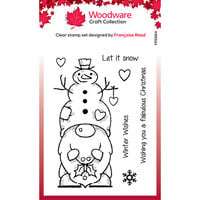Woodware - Christmas - Clear Photopolymer Stamps - Snow Gnome