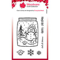 Woodware - Christmas - Clear Photopolymer Stamps - Snow Jar