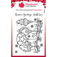 Woodware - Christmas - Clear Photopolymer Stamps - Frosted Baubles