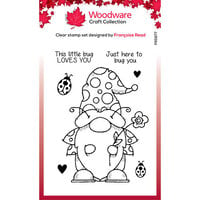 Woodware - Clear Photopolymer Stamps - Ladybird Gnome