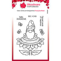 Woodware - Clear Photopolymer Stamps - Sunflower Gnome