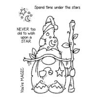 Woodware - Clear Photopolymer Stamps - Celestial Wizard