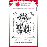 Woodware - Christmas - Clear Photopolymer Stamps - Silent Night Globe