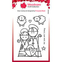Woodware - Christmas - Clear Photopolymer Stamps - Mary and Joseph