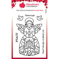 Woodware - Christmas - Clear Photopolymer Stamps - Angel Blessings