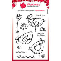 Woodware - Clear Photopolymer Stamps - Its A Bird-Day
