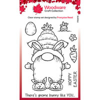 Woodware - Clear Photopolymer Stamps - Bunny Gnome