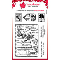 Woodware - Clear Photopolymer Stamps - Garden Journal
