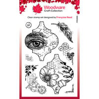 Woodware - Clear Photopolymer Stamps - Vintage Tiles