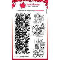 Woodware - Clear Photopolymer Stamps - Sew Little Time