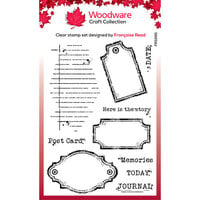 Woodware - Clear Photopolymer Stamps - Old Labels