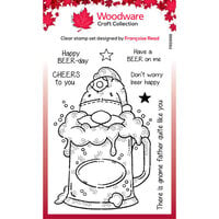 Woodware - Clear Photopolymer Stamps - Beer Gnome
