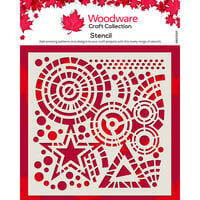 Woodware - 6 x 6 Stencils - Stars and Circles
