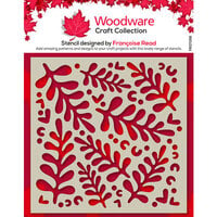Woodware - 6 x 6 Stencils - Modern Leaves