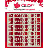 Woodware - 6 x 6 Stencils - Old Weave
