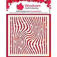 Woodware - 6 x 6 Stencils - Worn Lines