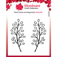 Woodware - Clear Photopolymer Stamps - Carla Leaf
