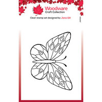 Woodware - Clear Photopolymer Stamps - Mini Wings Marsh Fritillary