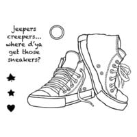 Woodware - Clear Photopolymer Stamps - Sneakers